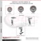 Service Caster 4 Inch Poly on Aluminum Caster Set with Ball Bearings 2 Brakes 2 Rigid SCC SCC-20S420-PAB-TLB-2-R-2 - alternate 6